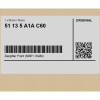 Решётка декоративная переднее msp / icam bmw x4 g02 lci