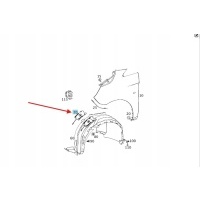 Mercedes - benz oe a4476860782 панель заглушка арки