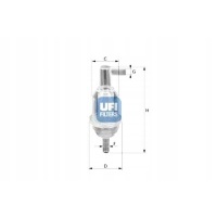 FILTR PALIWA UFI 5008879 14776301 14776401 1477660