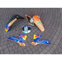 Exc комплект пластик дверные панели крыло plastron дефлекторы 525 450 400