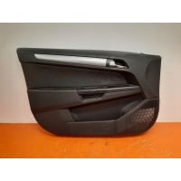 Opel astra h 04 - 08 обивка дверь передняя левая 13153881