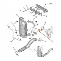 Citroen peugeot 1.5 hdi форсунки adblue 9842811780