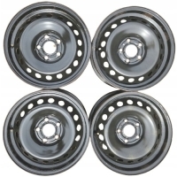 4× колесо штампованное nissan oe nissan qashqai i j10 ii 2 j11 рестайлинг x-trail t30 t31 6.5