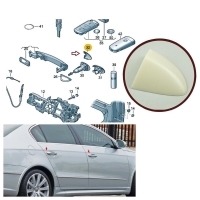 Накладека правой ручки VW Passat B6/B7/CC Volkswagen 3C0837880AGRU 3C0837880AGRU