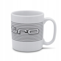 KUBEK PORCELANOWY AUDI QUATTRO BIAŁY LOGO ASO HIT