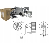 WENTYLATOR DMUCHAWA NISSENS 64119242607 9242607