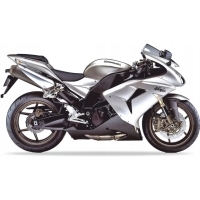 Naklejki fooqs на motocykl для kawasaki zx 2010 год 2006 tytanowy 725