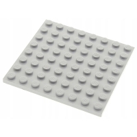 30425 LEGO 41539 4166618 płyt 8x8 j.szary LBG 1szt