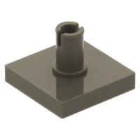Lego 2460 4121763 плит . 2x2 c.szary old 1szt p779