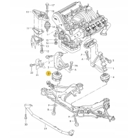 Оригинальный подушка двигателя правый audi a8 d2 v8 4d0199381aa abz aem agh ahc akg