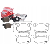 KOMPLET KLOCKÓW HAMULCOWYCH BREMBO 7701205277 3652