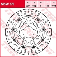 Zf диск тормозной передняя triumph daytona / speed triple 955 02-06 , спринт