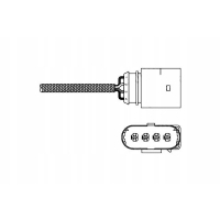 DELPHI SONDA LAMBDA VW PASSAT 1 , 6 00 -