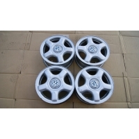 4× колесо алюминиевая volkswagen oe 6n0601025d 6.0 