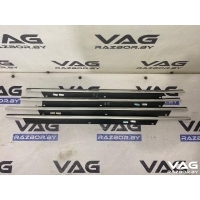 Молдинг стекла двери задней правой наружный Audi Q7 4L 2011 4L0853283E,4L0853284E,4L0853764E,4L0853763E