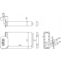NISSENS NAGRZEWNICA 971382F000 971382F005 93904 KA