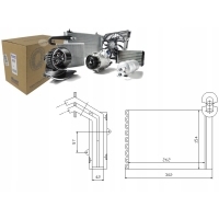 NAGRZEWNICA NISSENS 95NW18B539BB 7M2819030B 95NW18