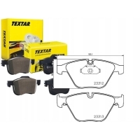 TEX2331211 KLOCKI HAM. BMW PRZÓD 5/6/7 2 , 0 - 6 , 0 03 -