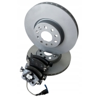 Комплект тормозные диски тормозной передняя 5wa615301 колодки volkswagen