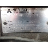 Двигатель mitsubishi pajero ii 3.0 v6 6g72 в сборе