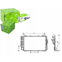 VALEO SKRAPLACZ CHŁODNICA KLIMATYZACJI 9760617000