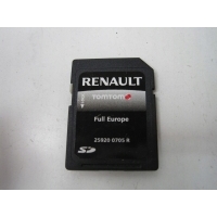 Карта карта навигации sd renault clio captur megane kadjar 259200705r