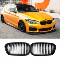 Почки решетка радиатора черные bmw 1 f20 f21 m - pakiet после рестайлинг от 2015 года