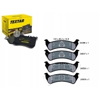 TEXTAR KOMPLET KLOCKÓW HAMULCOWYCH 4796344 0488371