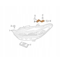 Mocowanie reflektora Ford Fusion 17 - 19 Lewe