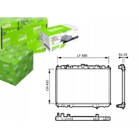 VALEO CHŁODNICA SILNIKA 214108H800 DN2241 1213038