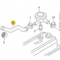 volkswagen oe 028103493ae провода маслоотделителя маслоотделитель vwaudi