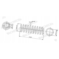 2× SPRĘŻYNA ZAWIESZENIA PRZÓD SP4484 MONROE AUDI