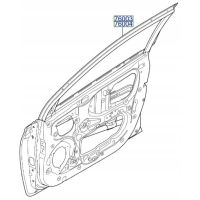Hyundai OE 76004C8000 drzwi , nadwozie