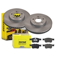 2× textar 92303405 диск тормозной textar колодки тормозной передняя 2055601