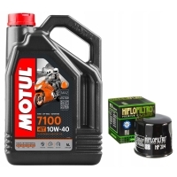 Масляный motul 7100 10w40 4l . фильтр hf204 , honda vfr1200x , 12 - 18r.