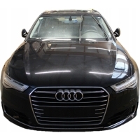Audi a6 c7 4g рестайлинг в сборе передняя бампер лампы капот полоса ly9t чёрный