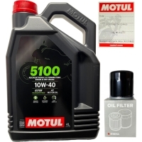Масляный motul 5100 4t 10w40 ester ma2 4l фильтр масляный