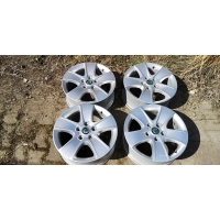4× колесо алюминиевая skoda oe октавия 6.5 