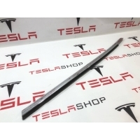 Молдинг двери задней левой Tesla Model S 2016 1038395-80-A,1095789-00-C