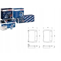 BOSCH KOMPLET KLOCKÓW HAMULCOWYCH 4605A783 MN10262