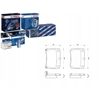 KOMPLET KLOCKÓW HAMULCOWYCH BOSCH 4605A783 MN10262