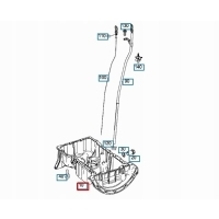 MERCEDES BENZ GLA X156 Engine Oil Sump Pan A2700107600