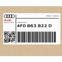 Oslona dzwiekochlonna tył Audi A6