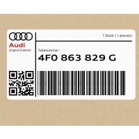 Wytłumienie rynny podszybia Audi A6