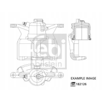 Febi bilstein 182126 суппорт тормоза