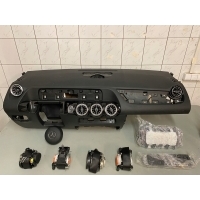 MERCEDES GLA H247 KONSOLA KOMPLET AIR BAG DEMONTAŻ