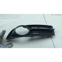 Решетка (заглушка) в бампер Перед. Лев. Volkswagen Touran 2005 1T0853665A