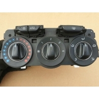 PANEL NAWIEWU KLIMATYZACJI CHROM OPEL CORSA E