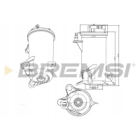 Bremsi fe0813 фильтр топлива