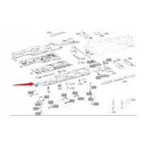 Крышка шасси левая мерседес a2126800309